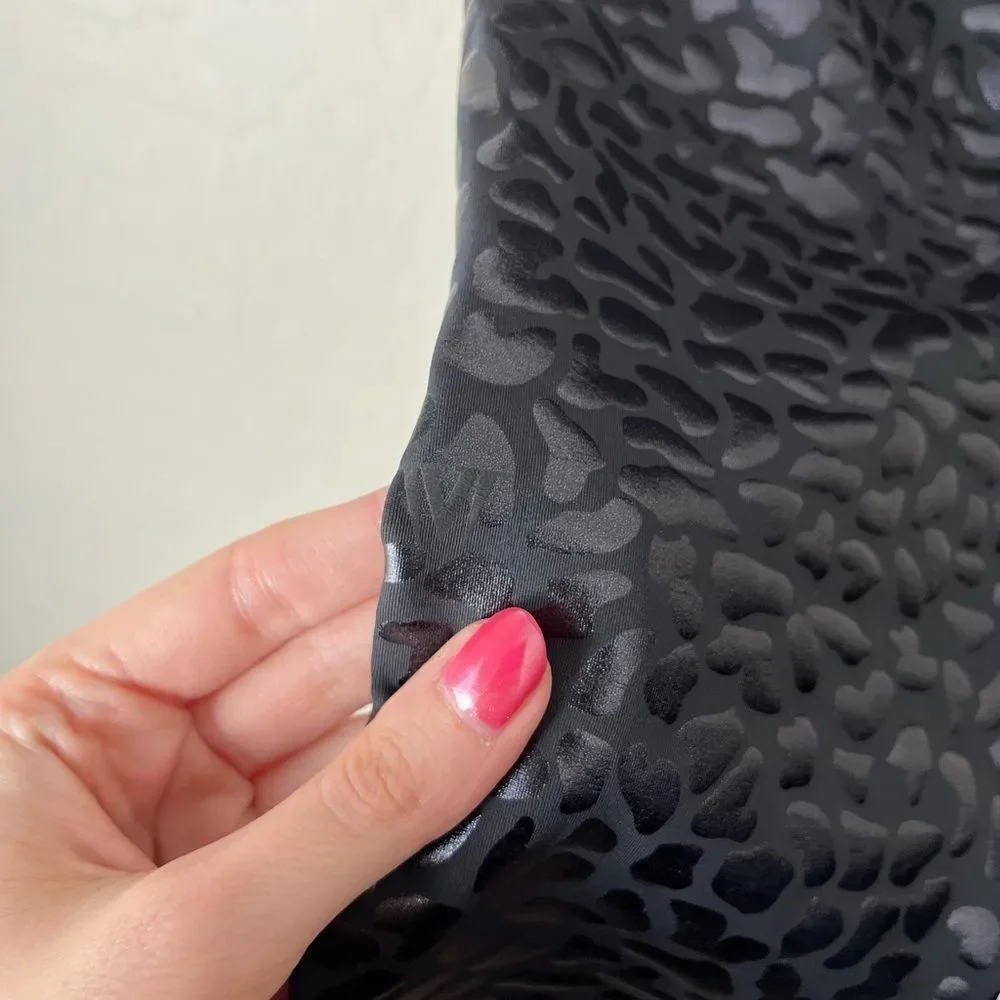 IVL Collective Chi Chi Animal Print Shimmer Leggings NWT